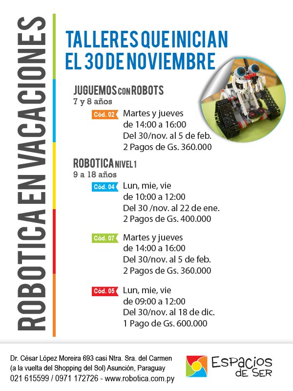 talleres que inician 30nov-01